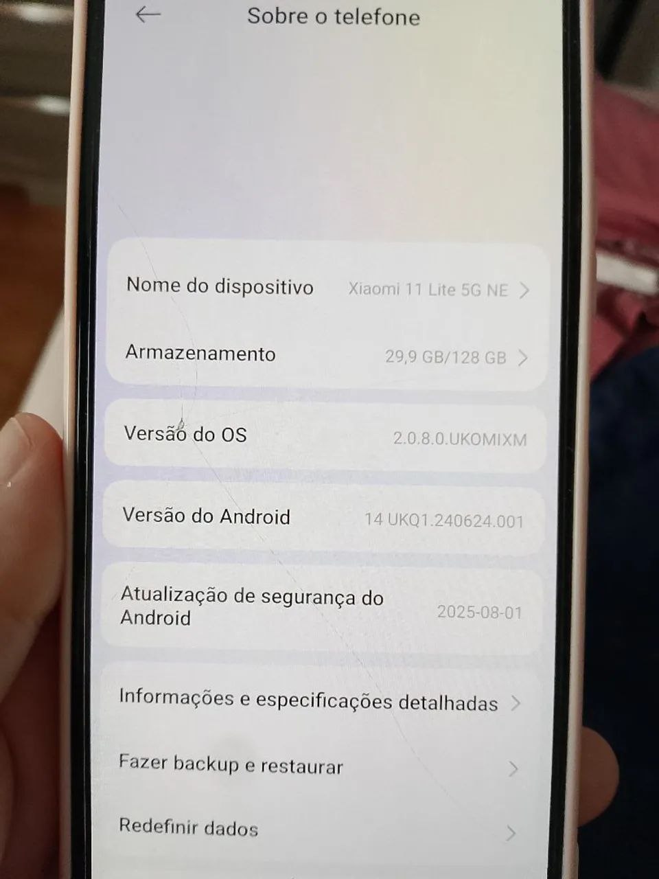 Celular xiaomi 11lite 5G 