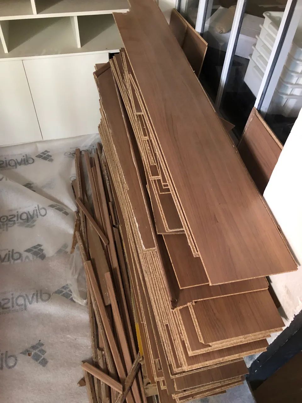 Piso laminado usado