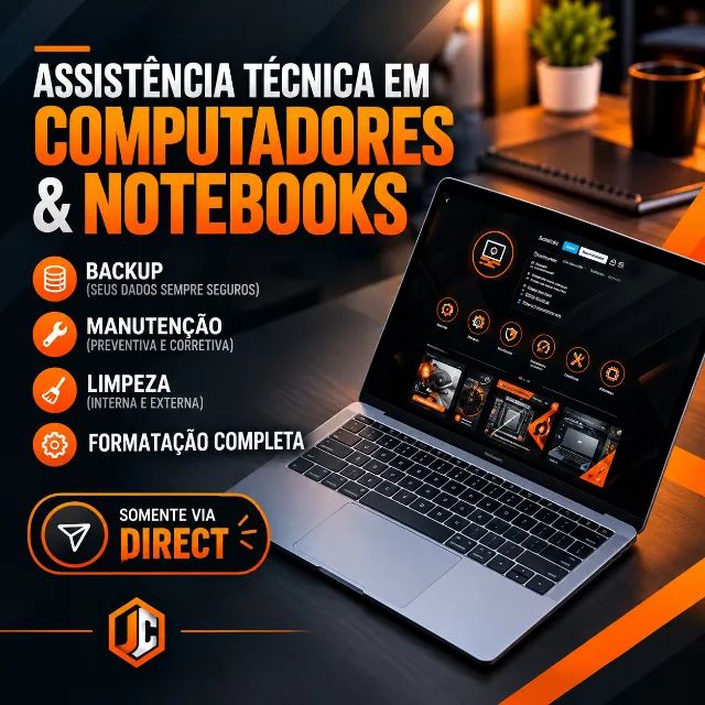 Assistência Técnica Especializada em Computadores e Notebooks