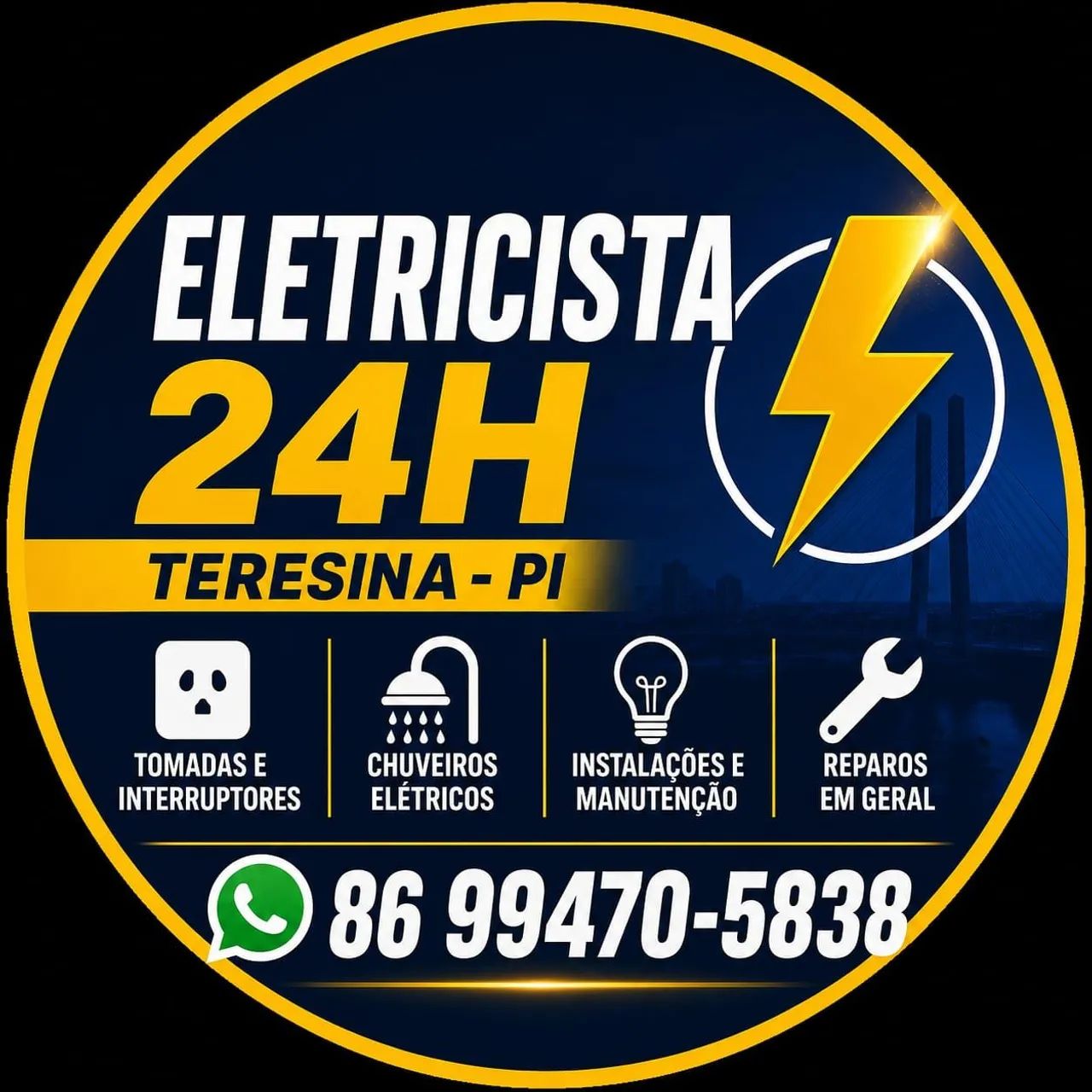 Eletricista Qualificado 24h 