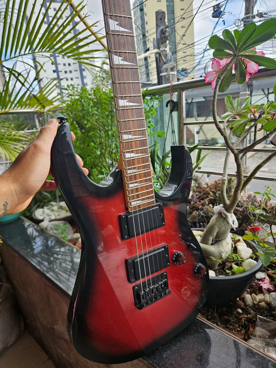 Guitarra Washburn RX25FVSB Sunburst - Instrumentos musicais