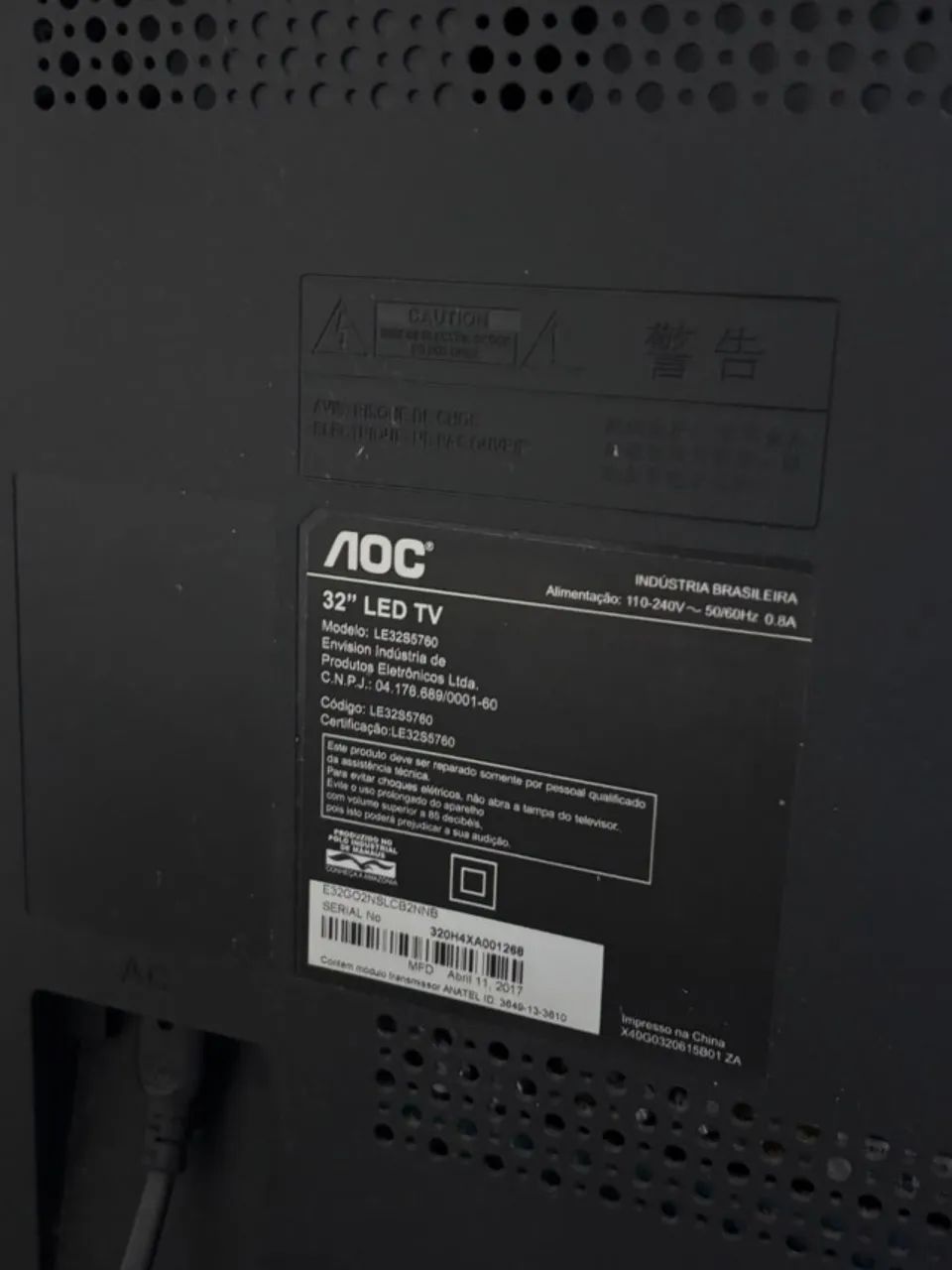 Smart TV AOC 32" LED LE32S5760 - Ótimo Estado - Foto 3