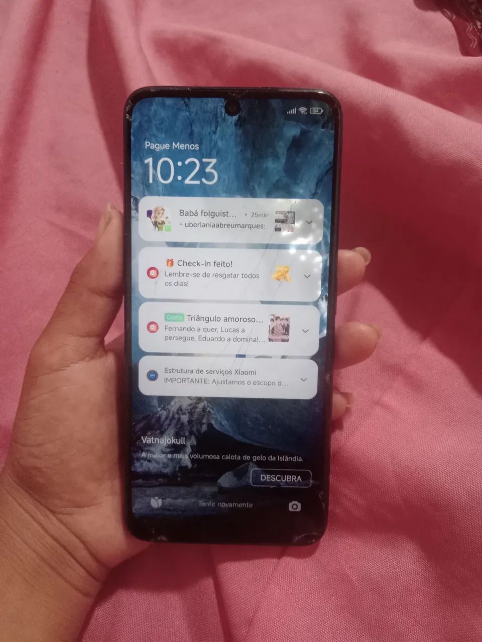 Estou vendendo esse celular de 128gb 5ra 