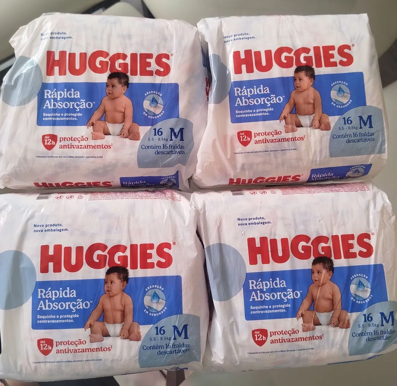 Fraldas M Huggies 