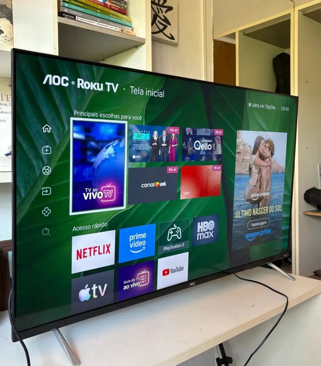 Smart tv 50 polegadas 4K 