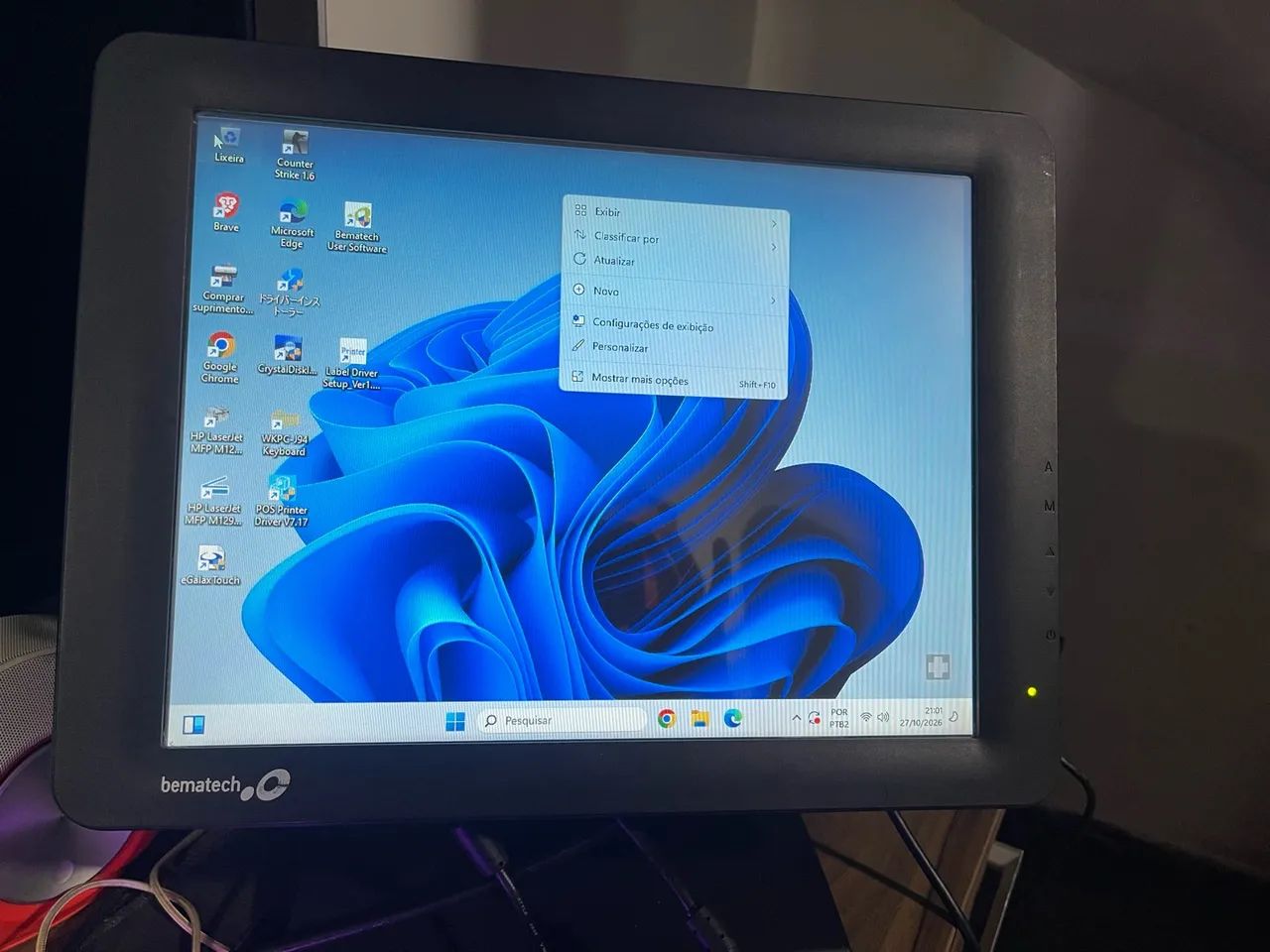  Monitor 15 pol Bematech BT15XX Touch Screen - Foto 4