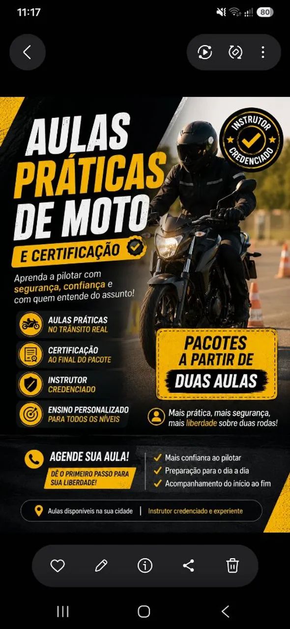 Instrutor autonomo credenciado 
