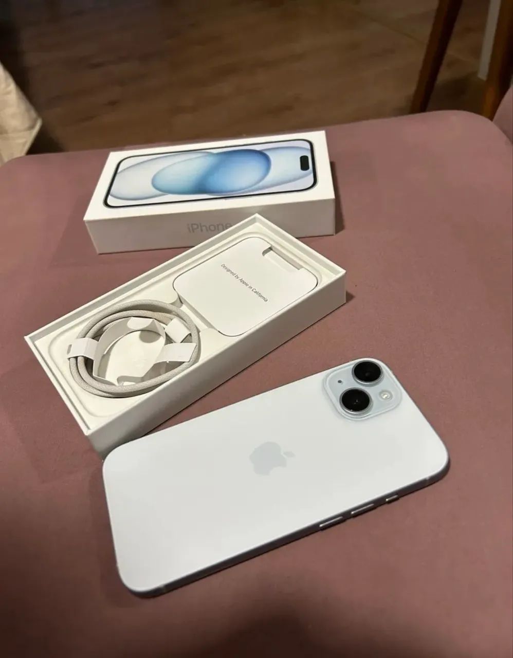 iphone 15 256 GB Branco  - Foto 4