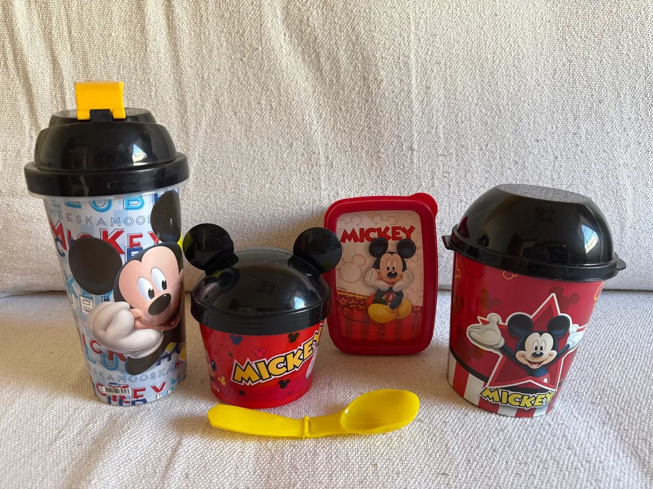 Kit para lanche mickey mouse 