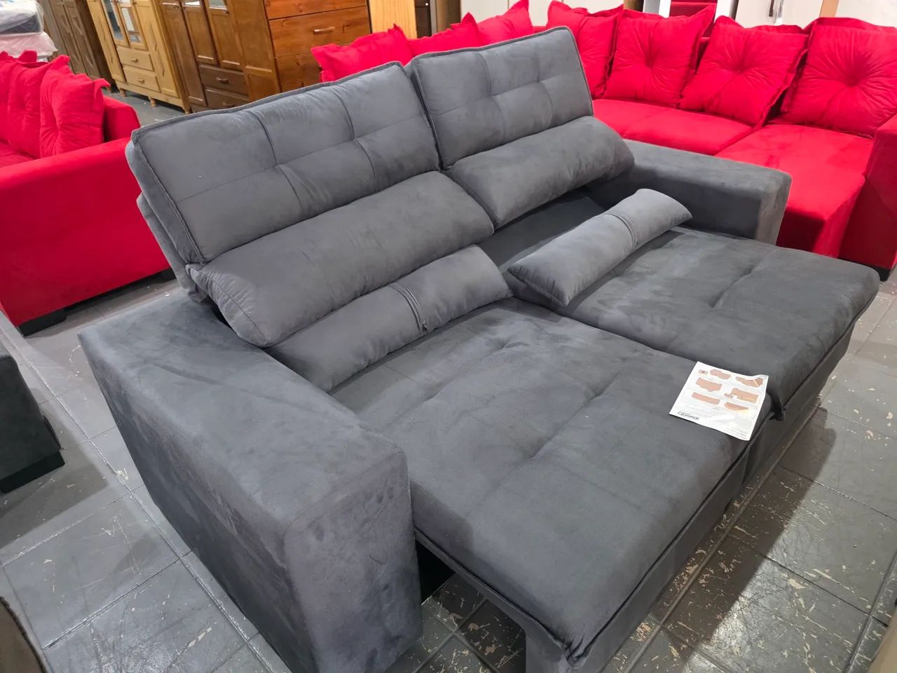 Sofa retrátil reclináveis novo  - Foto 2