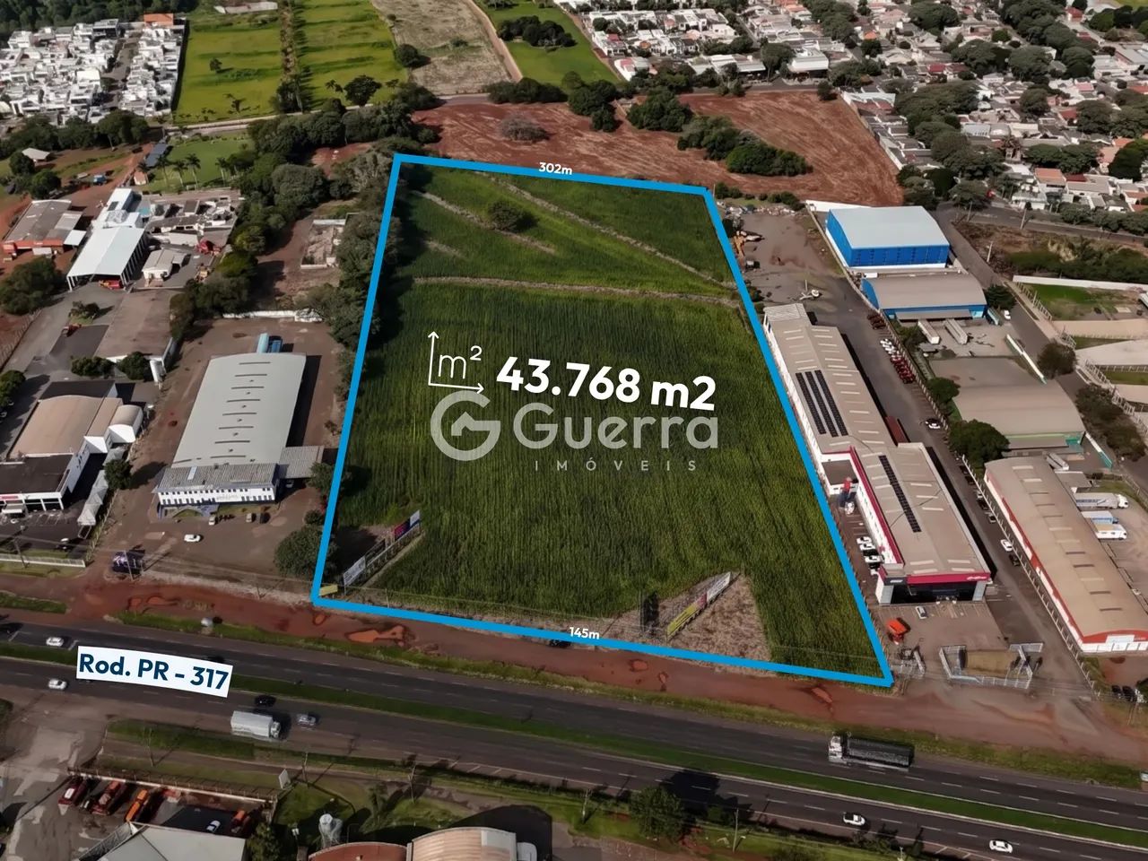 Terreno à Venda no Parque Industrial em Maringá