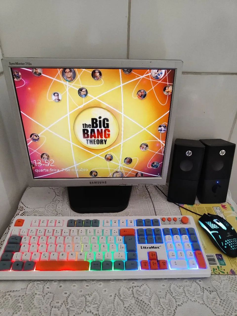 Computador completo Hp elite 