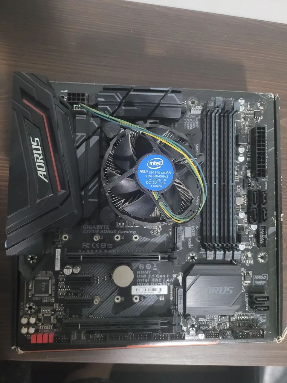 Kit Placa Mãe z370m + i5-8400 - Foto 3