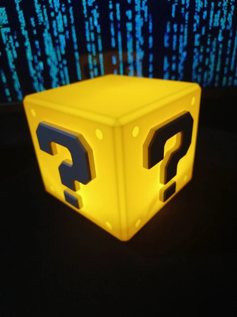 Luminária Bloco de Interrogação Super Mario (Com Luz e Som) - Foto 2