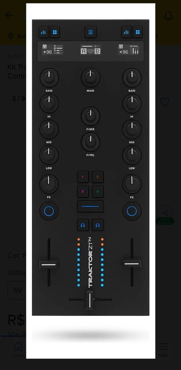 Traktor Kontrol Z1 Mk2 Native Instrumenta - Instrumentos musicais