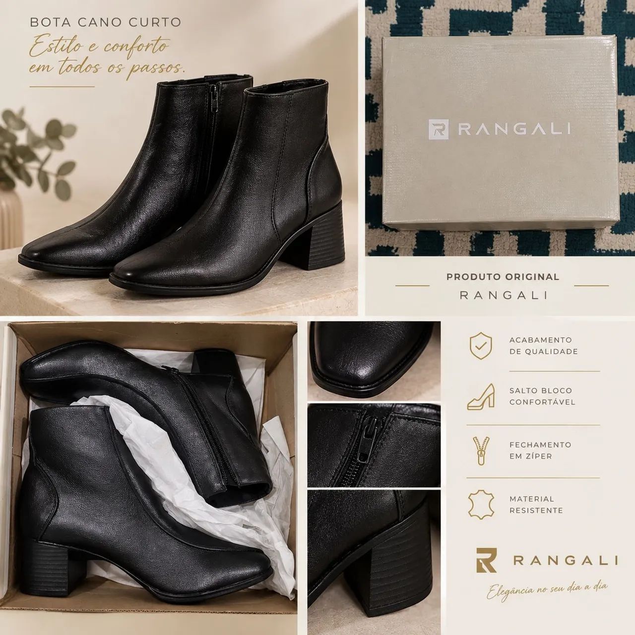 Bela Bota de couro - Foto 2