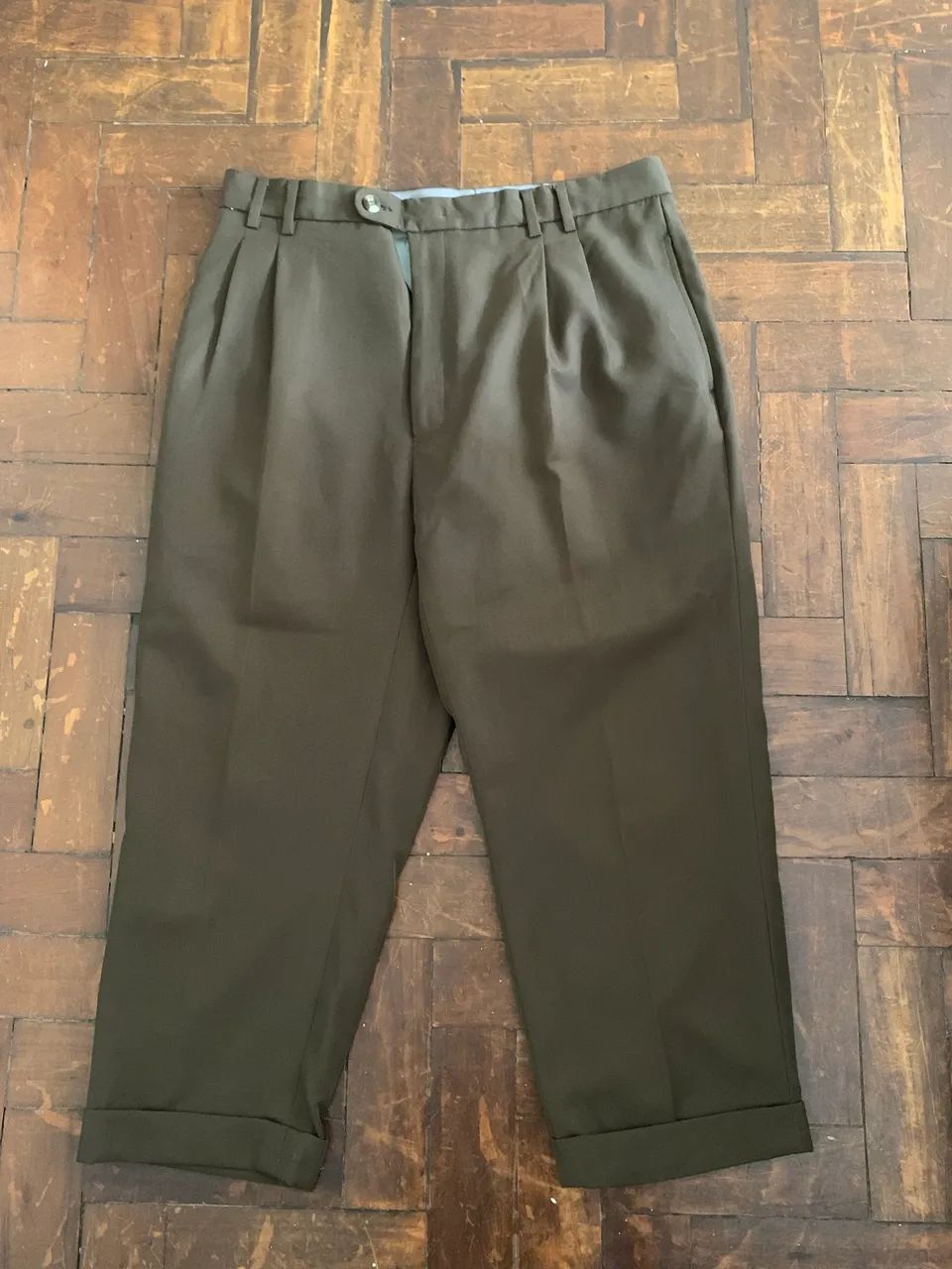 Calça alfaiataria marrom - Foto 3