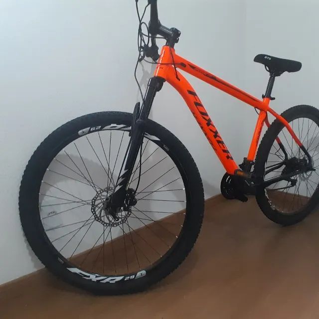 Bicicleta foxxer laranja - Ciclismo - Pedra Azul 3ª Seção