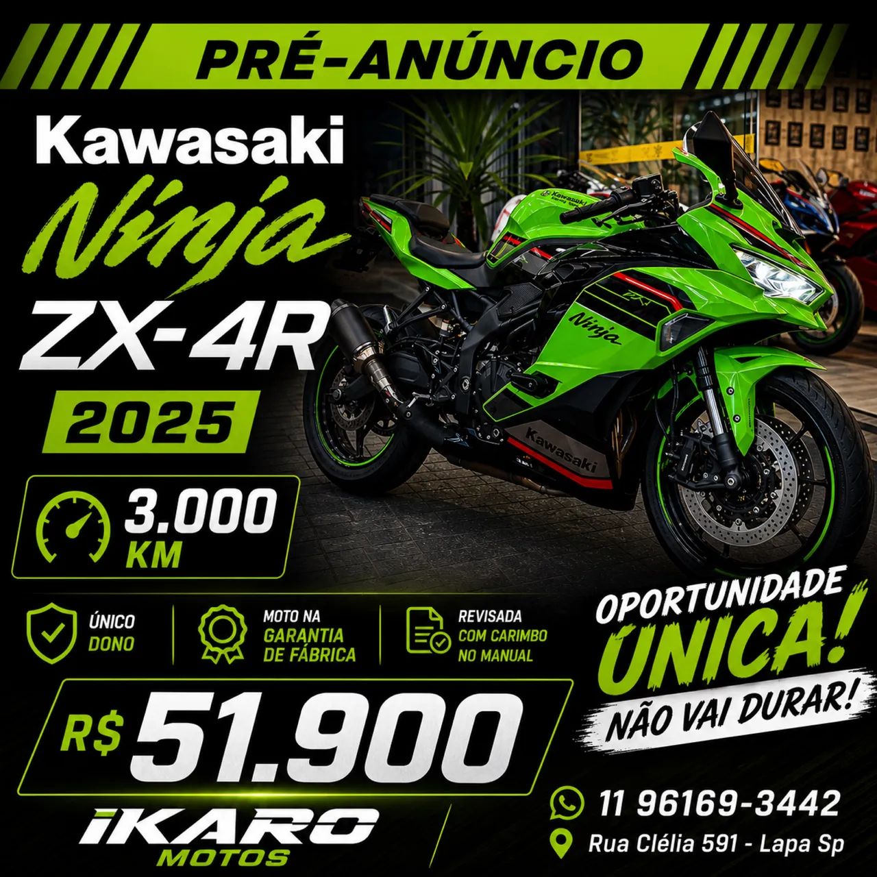Kawasaki Zx-4r 2025 - 1499290272 | OLX
