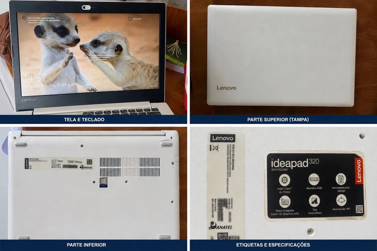 Notebook Lenovo IdeaPad 320 | Intel Core i5 | 8GB RAM | HD 500GB | Windows Original - Foto 5