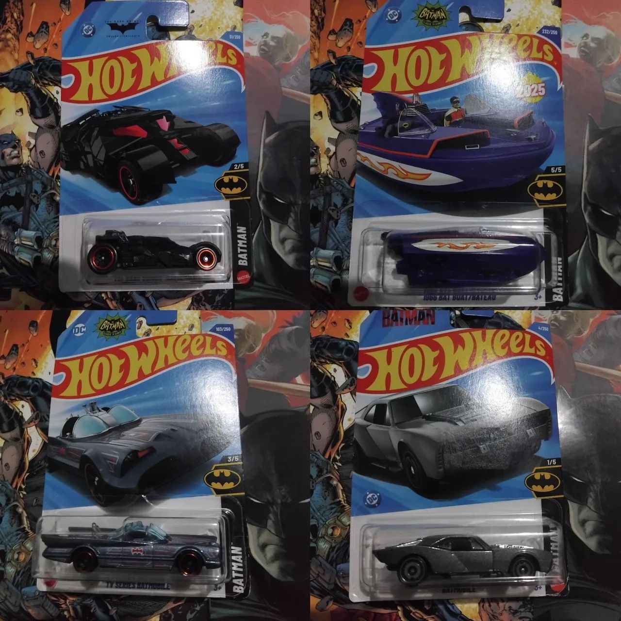 Lote Hotwheels Batmobile 