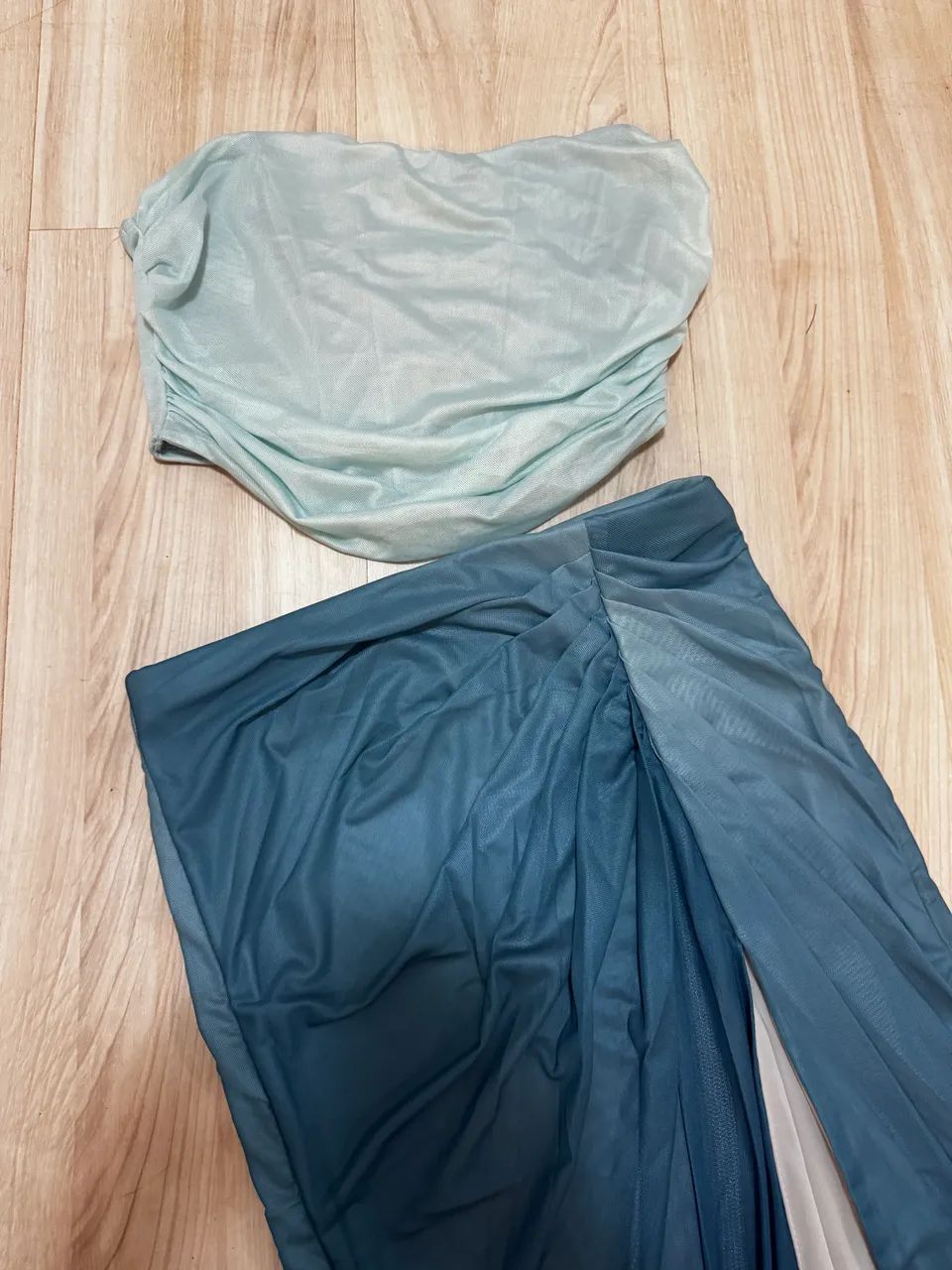 Conjunto em tule azul - Foto 3