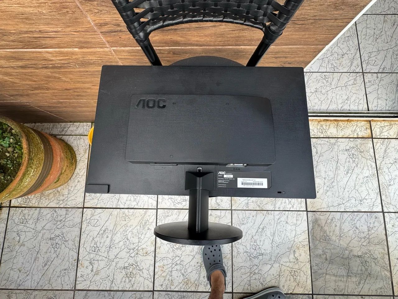 Monitor AOC E970SWNL + Cabos - Funcionando perfeitamente  - Foto 5