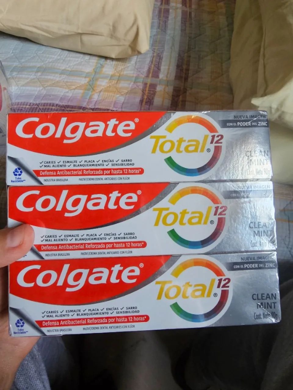 Creme Dental Colgate Total 12 Caixa com 6 unidades de 90g - Foto 2