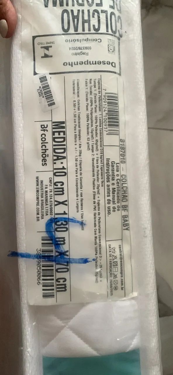 Colchão para berço e mini cama - Foto 2