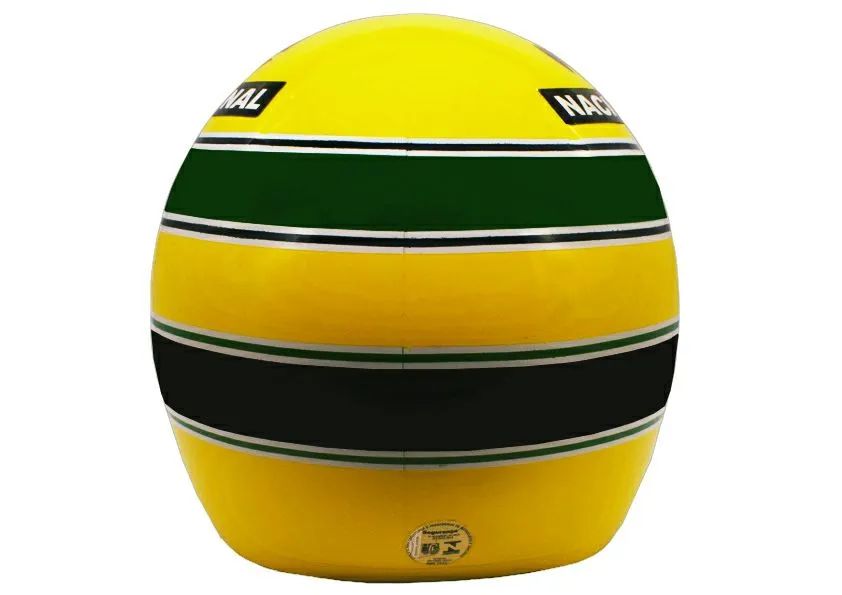 Capacete Ayrton Senna. - Foto 3
