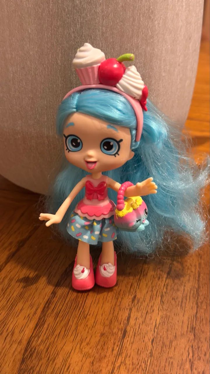 Boneca Shopkins Shoppies - Jessicake (Com Tiara E Bolsa) - Foto 4