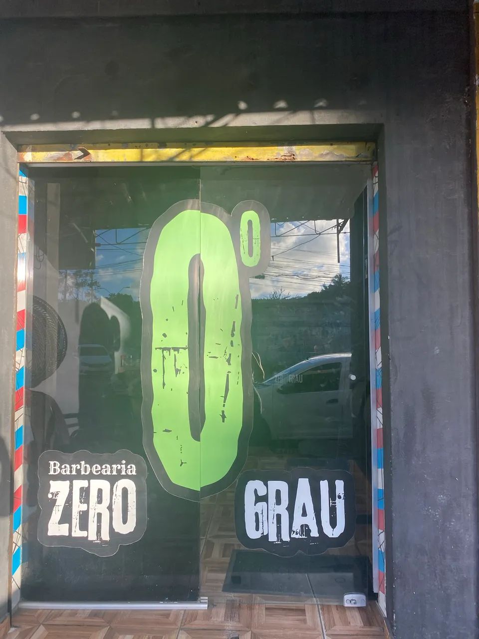 Barbearia montada no Petrópolis 