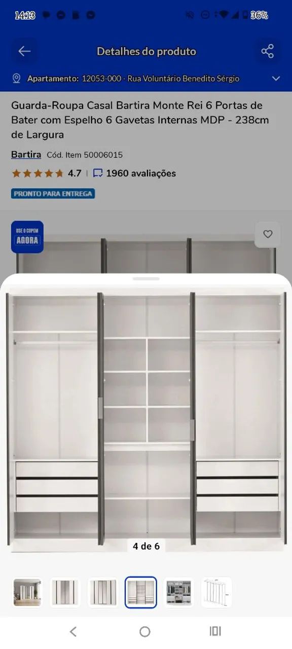 Vendo guarda roupa  - Foto 4