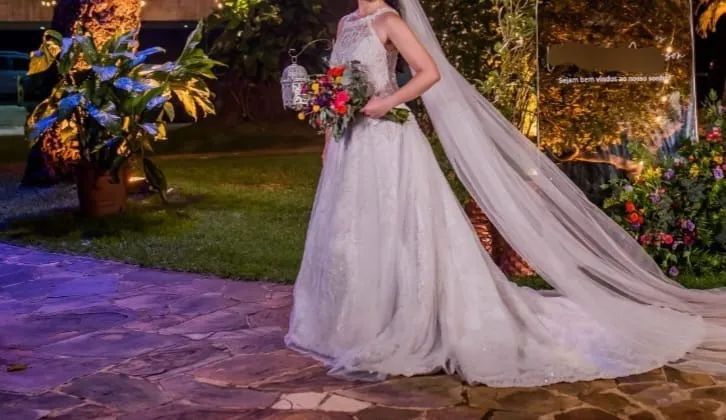 Vestido de noiva modelo princesa - Foto 2