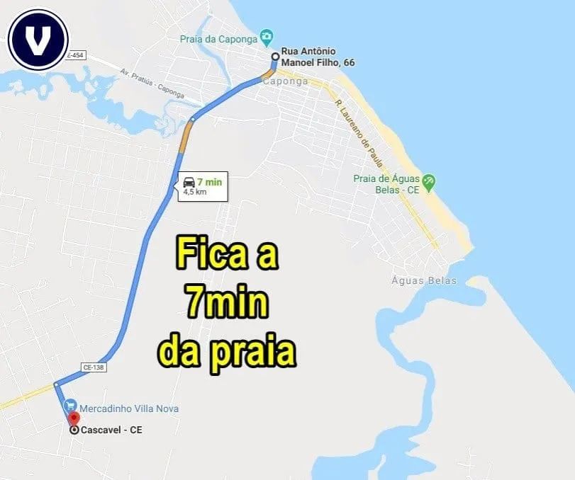VERAS VENDE TERRENO 10.534M² NA CAPONGA - CASCAVEL-CE - Foto 2