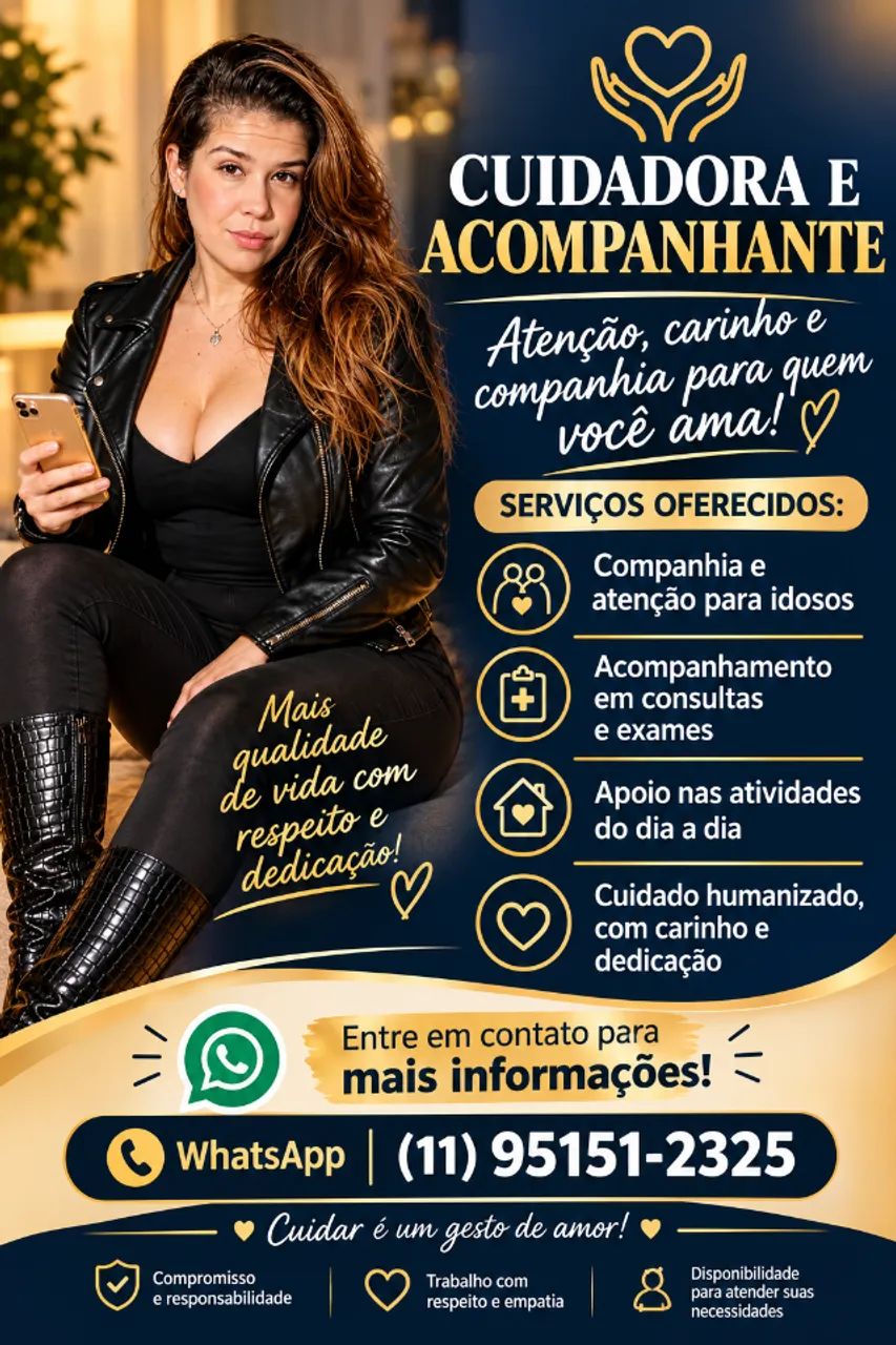 Acompanhante e cuidadora 