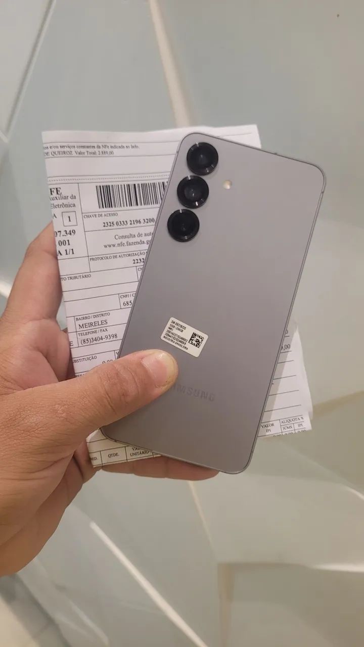 S25 256gb todo original com nota fiscal  - Foto 2