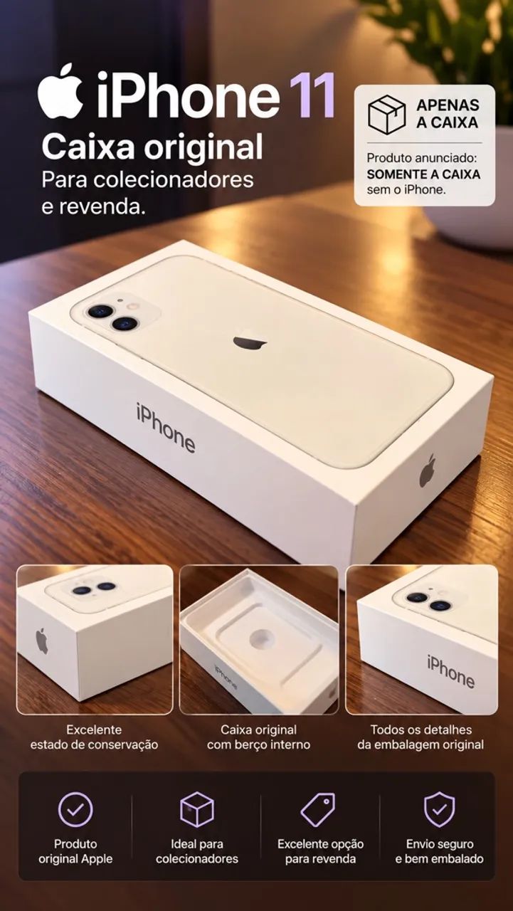 Caixas de IPhone e IPad Air novas e originais! - Foto 2