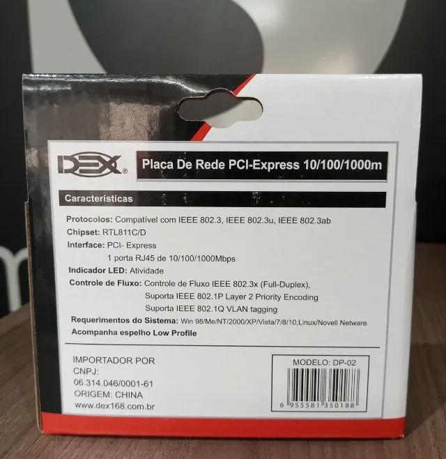 Placa de Rede PCI-Express 10/100/1000  - Foto 2