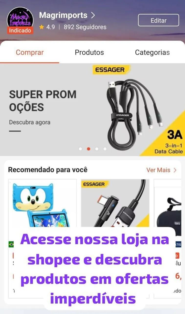 Amplificador / Dac De Fone De Ouvido Fosi K7 Gaming Com Mic Preto 2 W - Foto 5