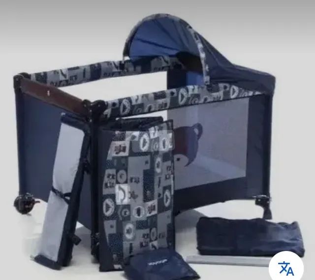 Cercadinho bebê azul