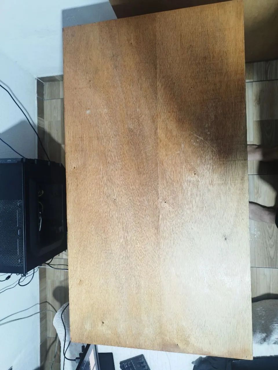 Mesa de madeira verdadeira para escritório ou quarto  - Foto 2