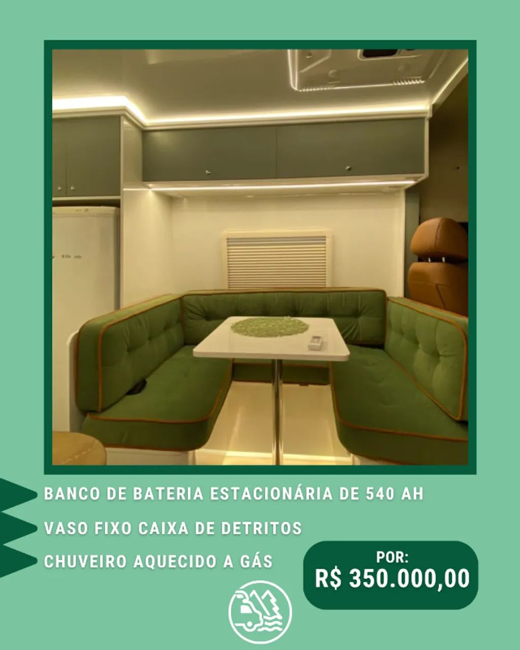 MOTORHOME MICRO-ÔNIBUS À VENDA - Foto 5
