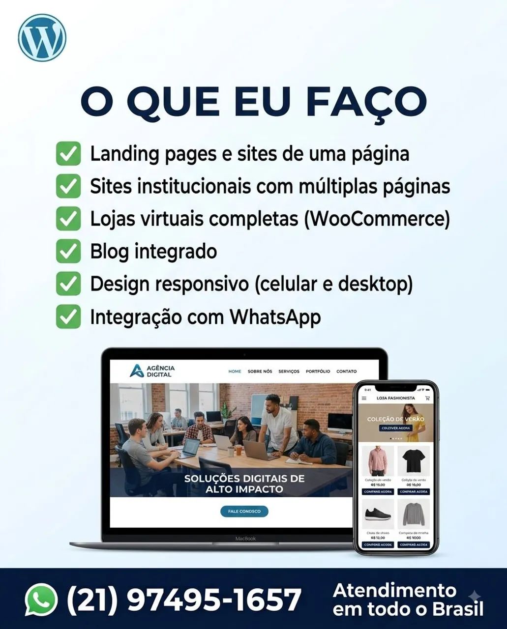 Criação de Sites e Lojas Virtuais em WordPress * A partir de R$490 - Foto 2