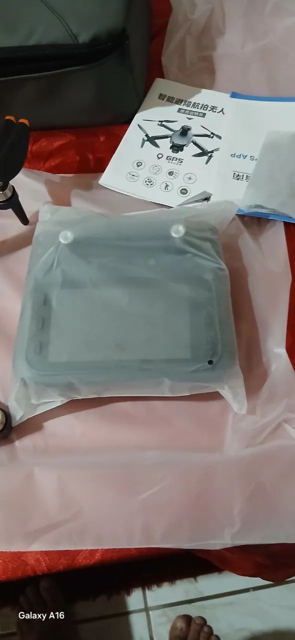 Drone l600 pro max com guimbal de 3 eixoe  e controle com telas - Foto 3