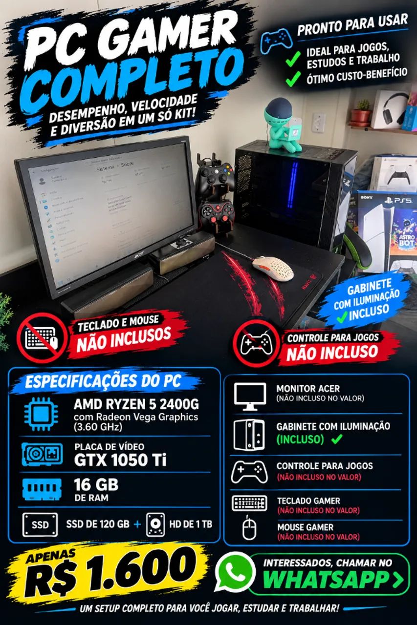 COMPUTADOR GAME - Foto 2