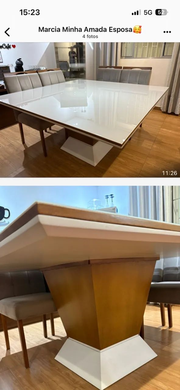 Mesa quadrada  - Foto 4