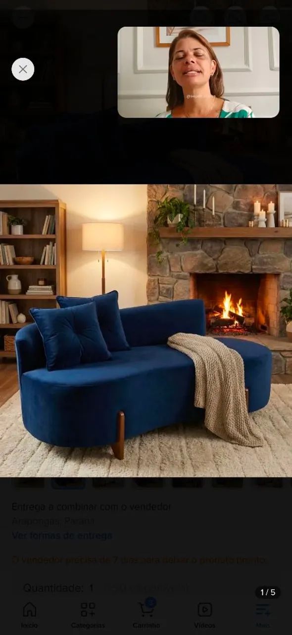 VENDO SOFA CURVO NOVÍSSIMO 