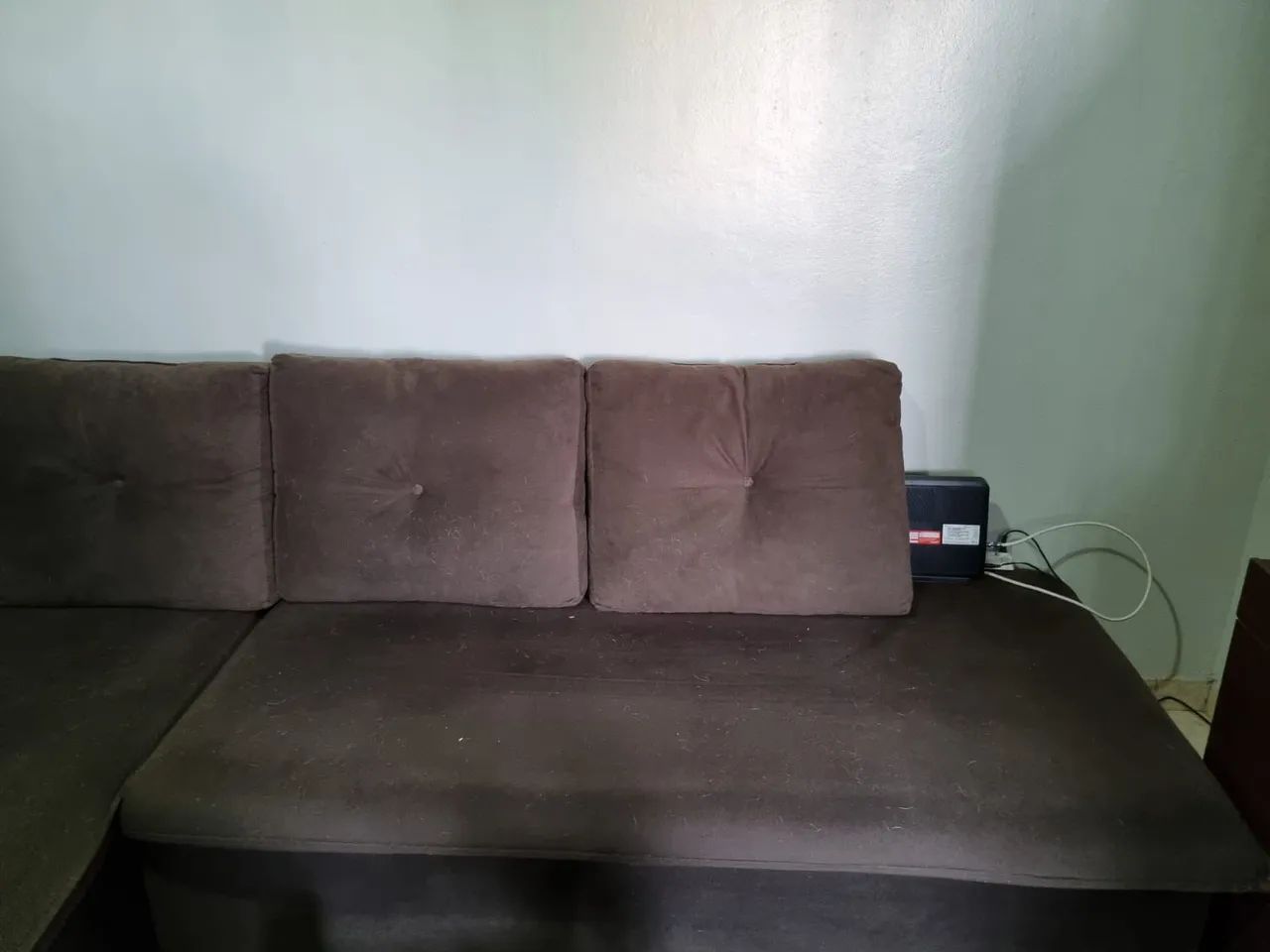 Vendo Sofá Veludo, R$ 550,00 - Foto 2