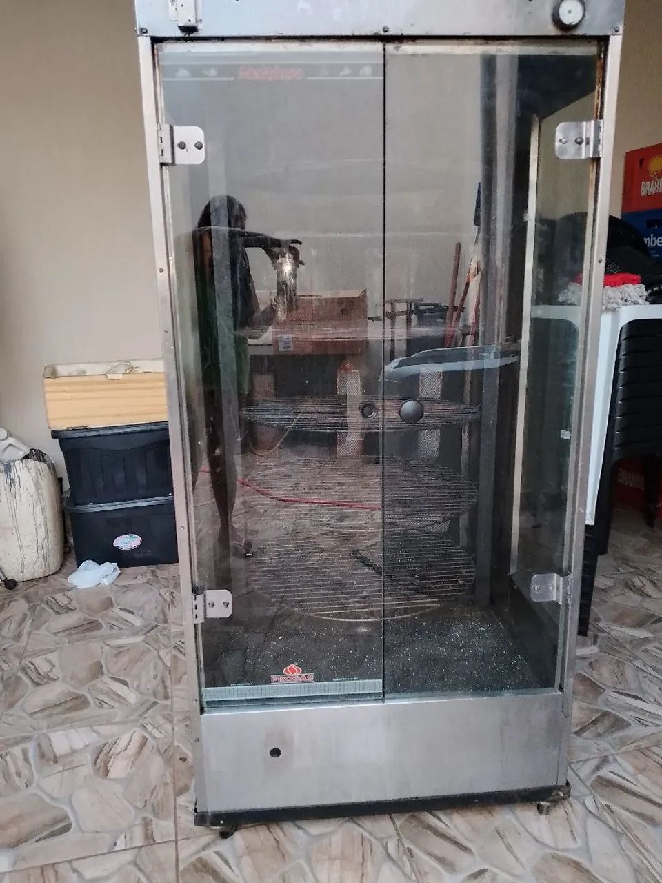 Máquina de assar frango 6 bandejas 